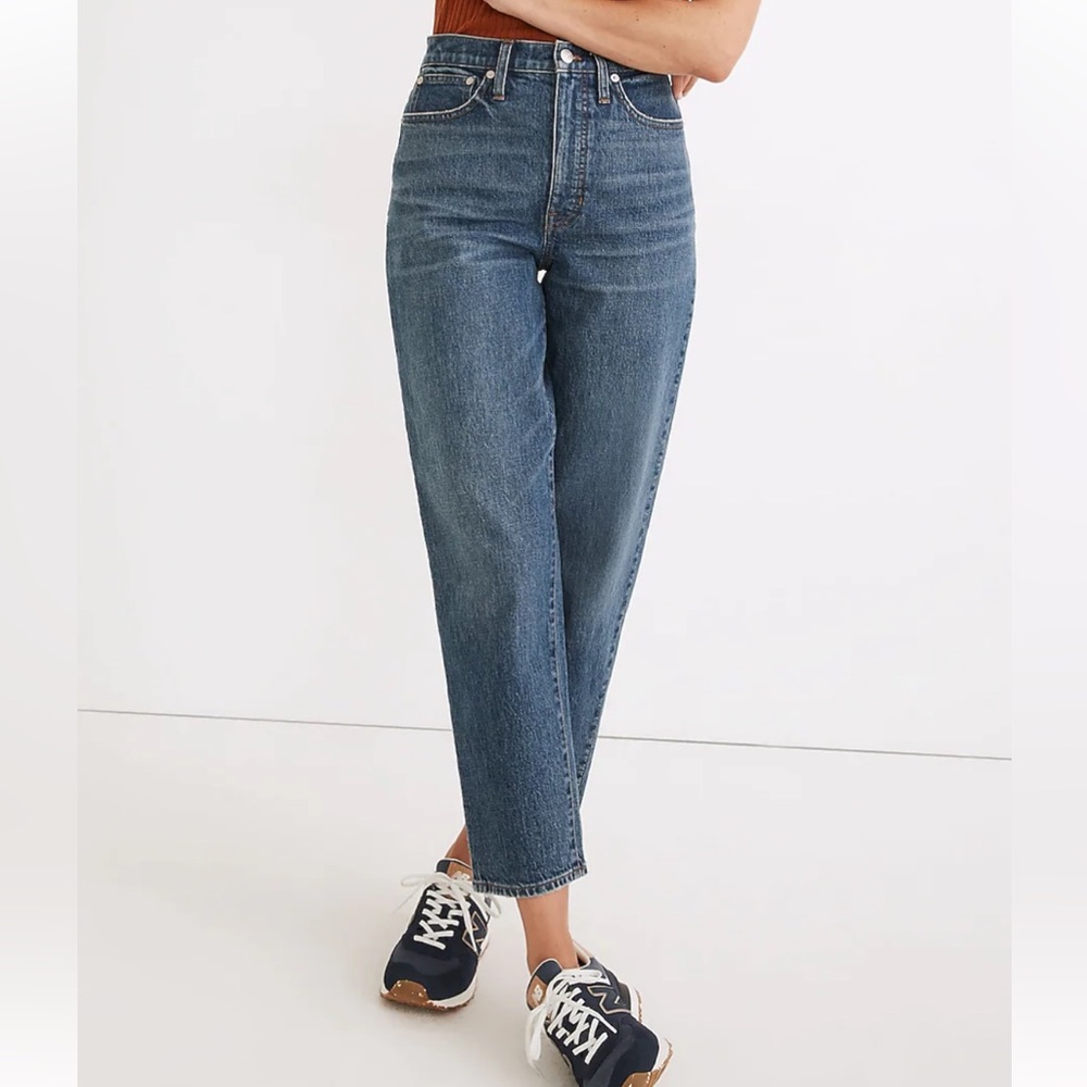 Madewell Balloon Jeans in Corson Wash Denim, size 30P | NWT